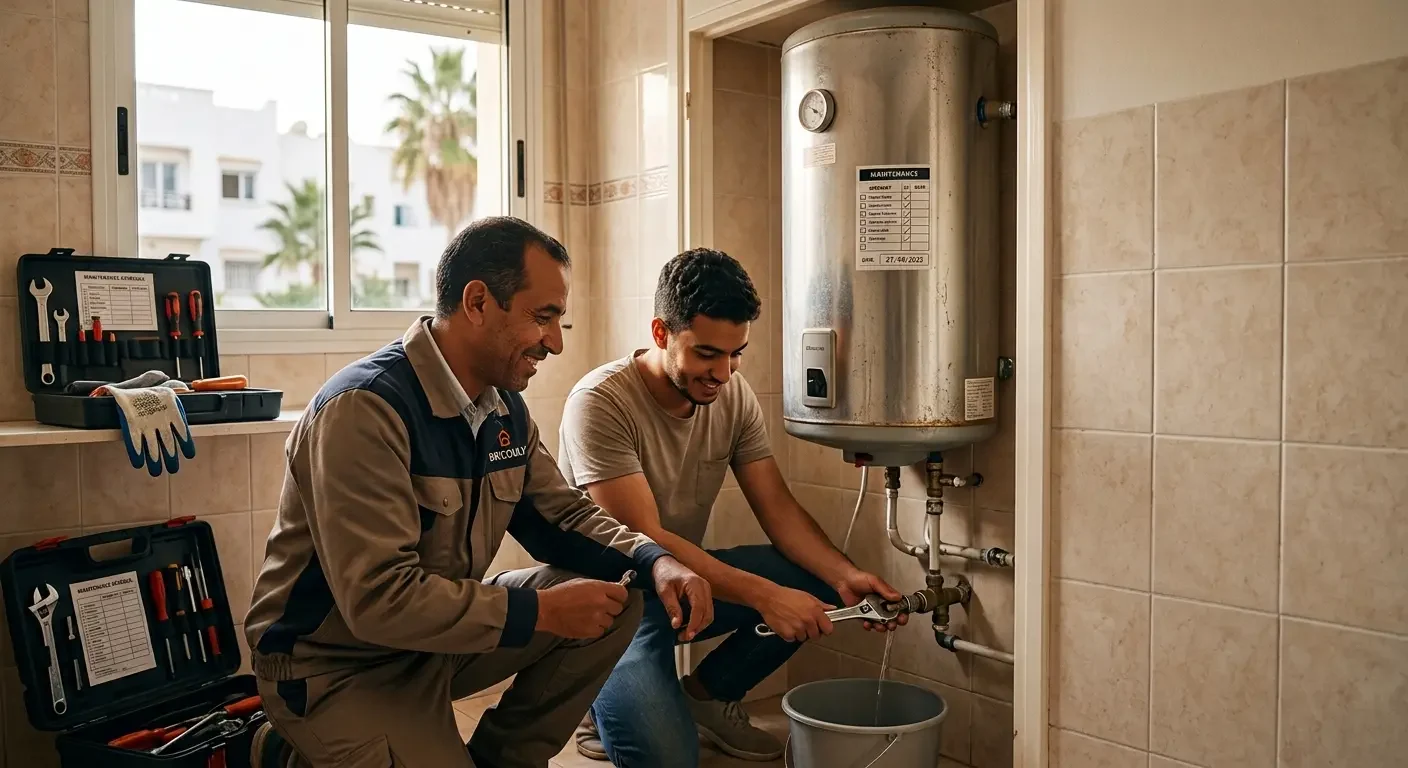 Water heater repair technician in Casablanca