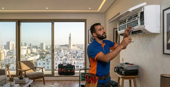 إصلاح أو تركيب مكيف هواء مجاني في الدار البيضاء مع بريكولي